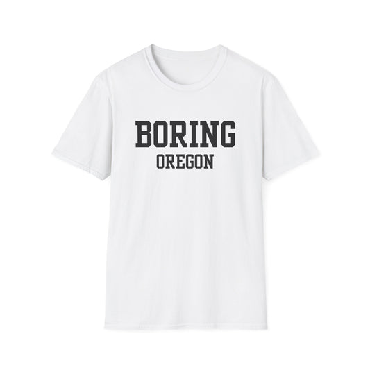 Boring Funny City Name T-Shirt hometown pride shirt road trip souvenir shirt gift for travelers sarcastic graphic tee retro city name shirt