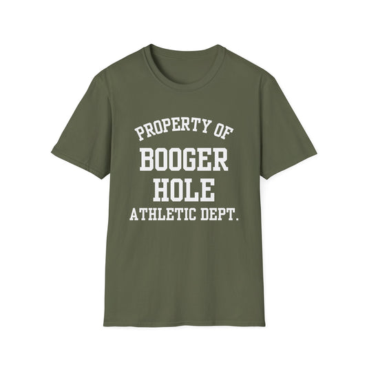 Booger Hole Funny City Name T-Shirt novelty t-shirt travel gift tee sarcastic shirt ironic tee weird town shirt custom city tee quirky place tee
