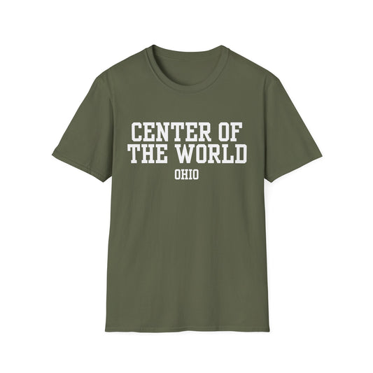 Center of the World Funny City Name T-Shirt travel gift tee sarcastic shirt custom city tee gag gift tee silly town tee small town gift novelty t-shirt