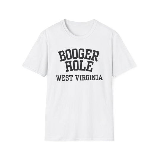 Booger Hole Funny City Name Shirt sarcastic tee unisex funny shirt novelty tshirt for adults retro city name shirt road trip souvenir shirt