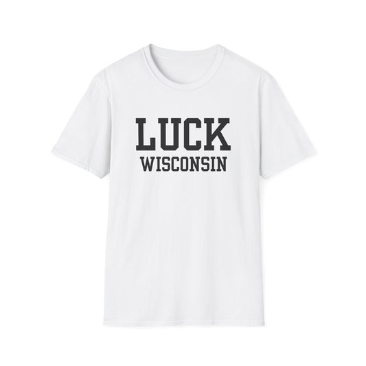 Luck Funny City Name T-Shirt retro city name shirt sarcastic graphic tee unisex funny shirt road trip souvenir shirt funny city name shirt