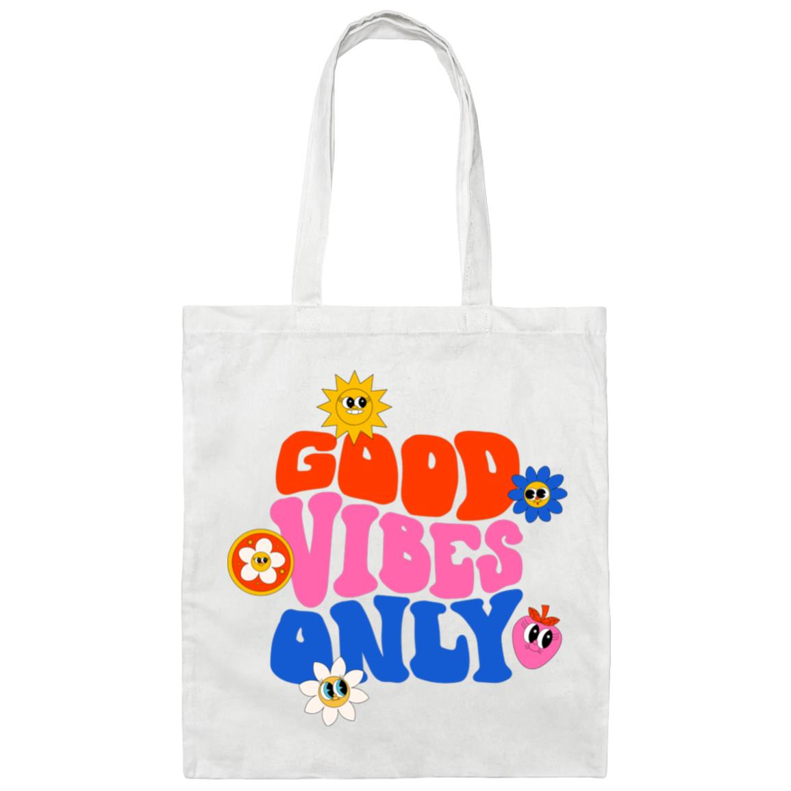 Good Vibes Canvas Tote Bag