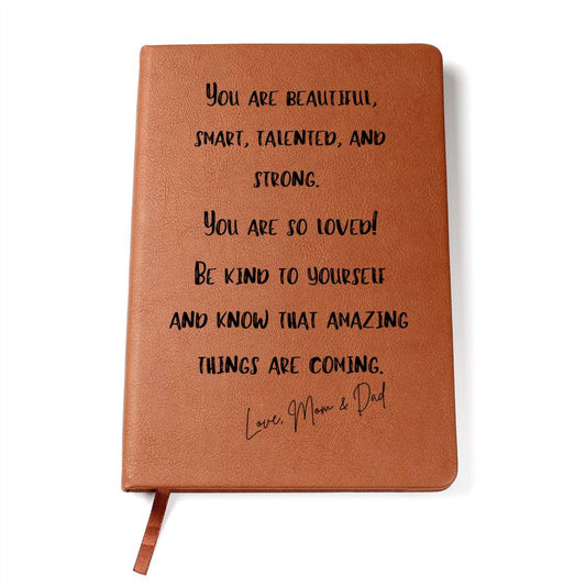 Amazing Things Are Coming | Leather Journal