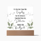 Employee Appreciation | Acrylic Plaque