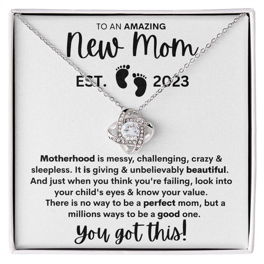 Love Knot Necklace ( New Mom 2023 | Love Knot Necklace )