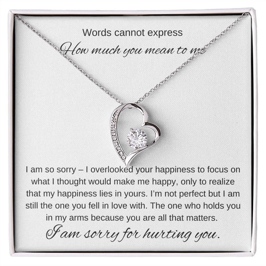  Forever Love Necklace ( I Am So Sorry | Forever Love Necklace )