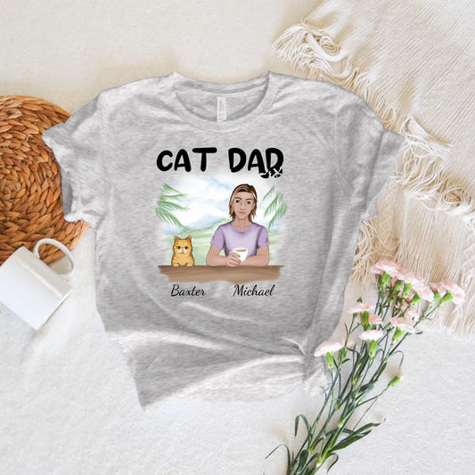 Cat Dad - Customizable T-Shirt